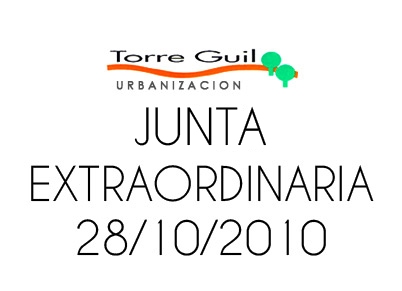 Asamblea extraordinaria 2010